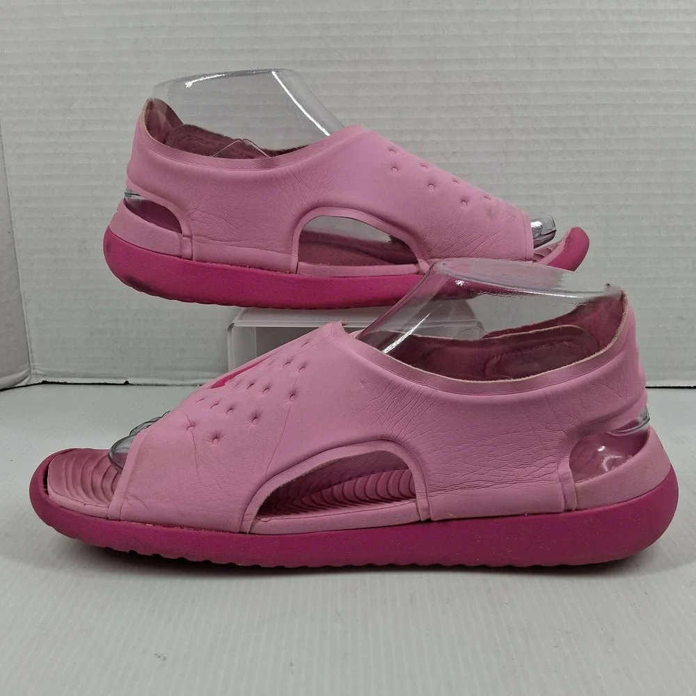 Nike Sunray Adjust 5 Pink Hyper Pink Sandals AJ9076-601 Youth 7Y Womens 8.5